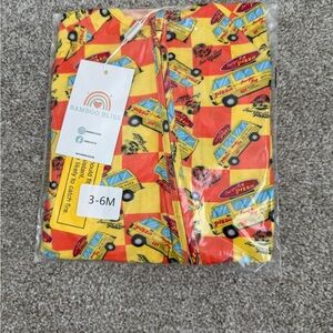 Bamboo Bliss Baby Pajamas with Pizza Print